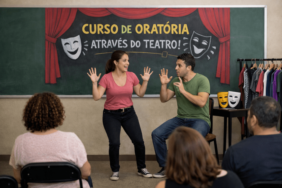 curso de oratória e teatro