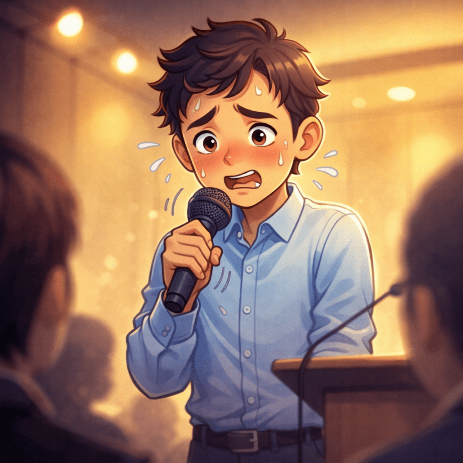 Timidez para falar em público